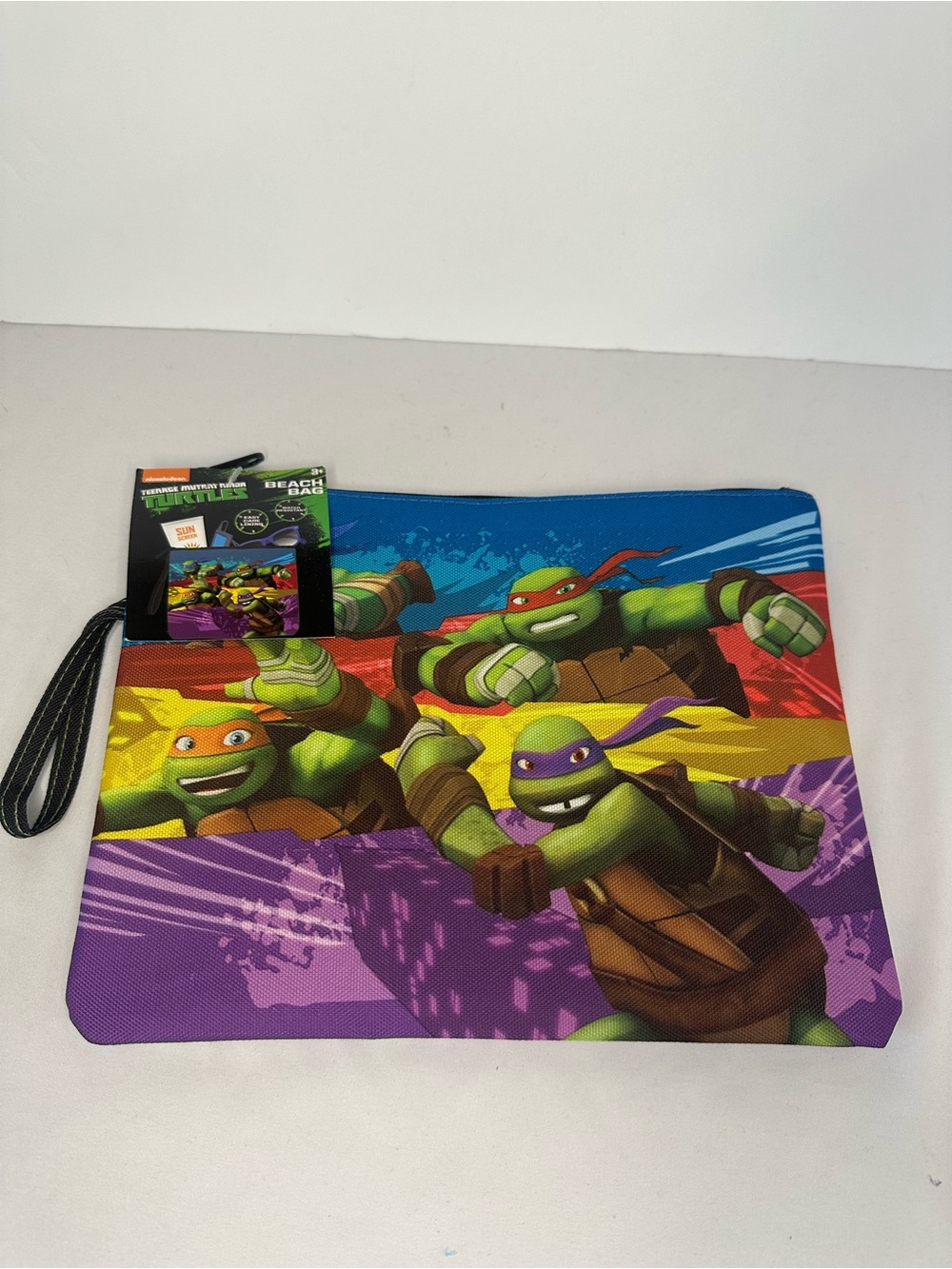 Teenage Mutant Ninja Turtles TMNT Characters Swim Bag Wristlet Pouch